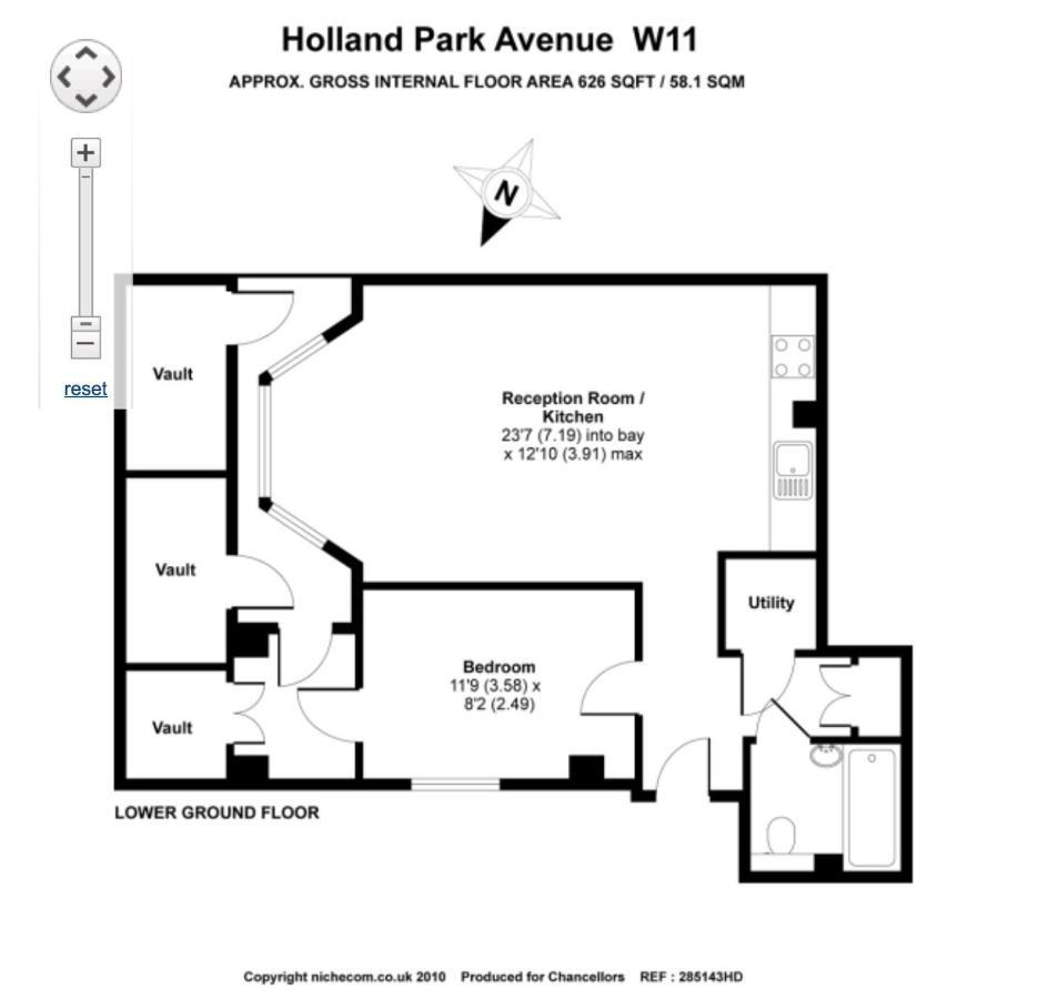 Holland Park Apartment Лондон Екстер'єр фото